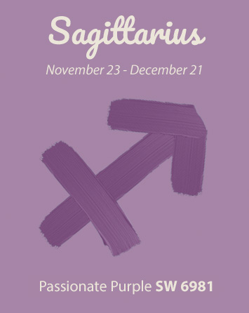 Sagittarius Try Refreshing Your Room With Passionate Purple - View Color
