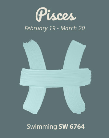 Pisces Try Refreshing Your Room With Swimming SW 6764 - View Color