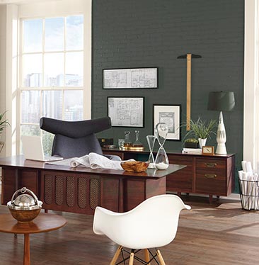 Office painted with Rock Bottom