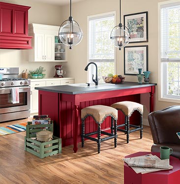 Kitchen painted with Show Stopper